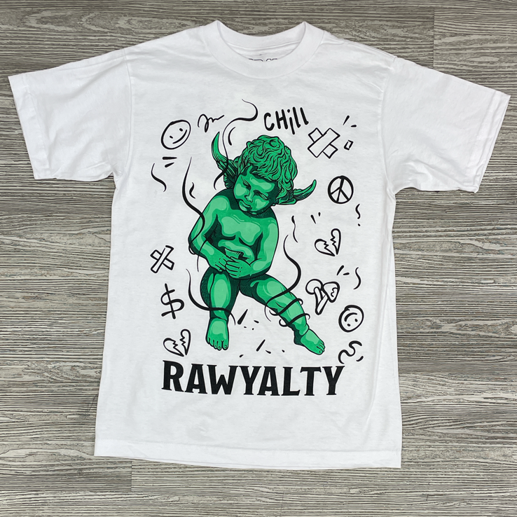 Rawyalty - chill angle ss tee (white)