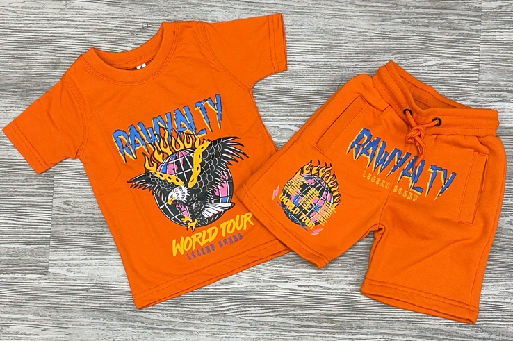 
                  
                    Rawyalty-eagle puff short set(orange)(kids)
                  
                