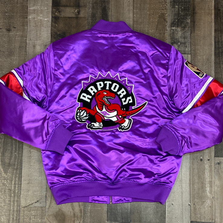 Mitchell & Ness Scrip Toronto Raptors Purple Satin L