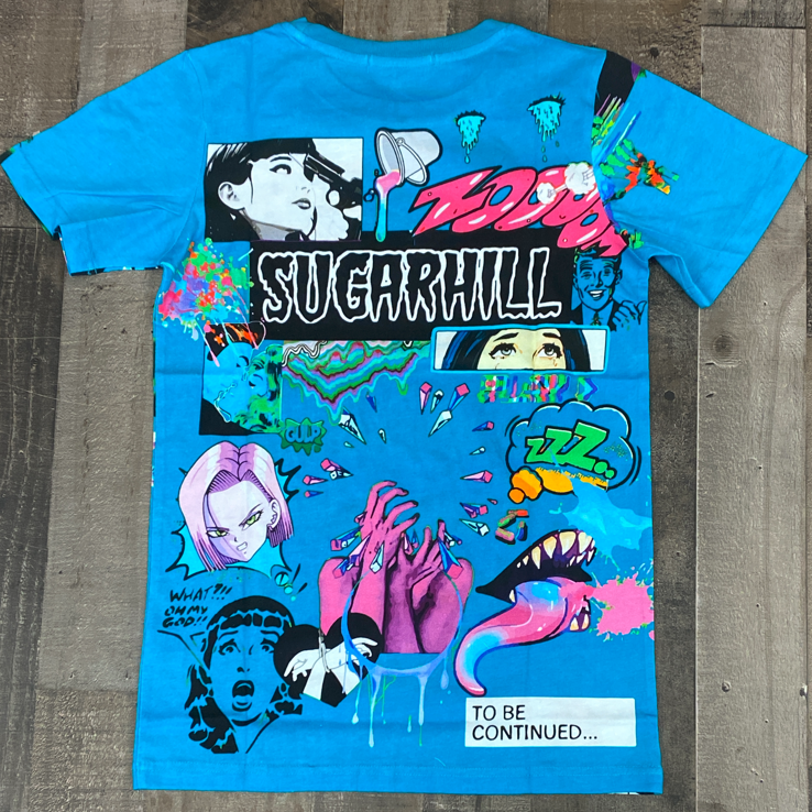 Sugarhill- psycho ss tee (turquoise)