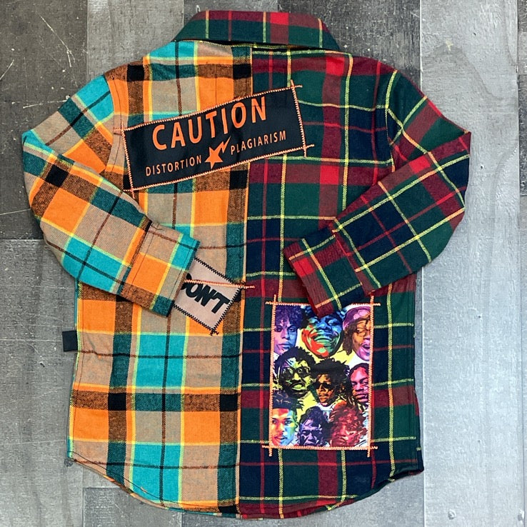 Kleep- flannel patched shirt (kids)