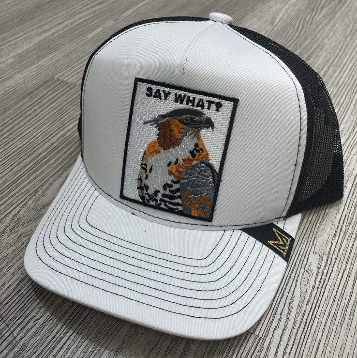MV Dad Hats- say what trucker hat (white/black)
