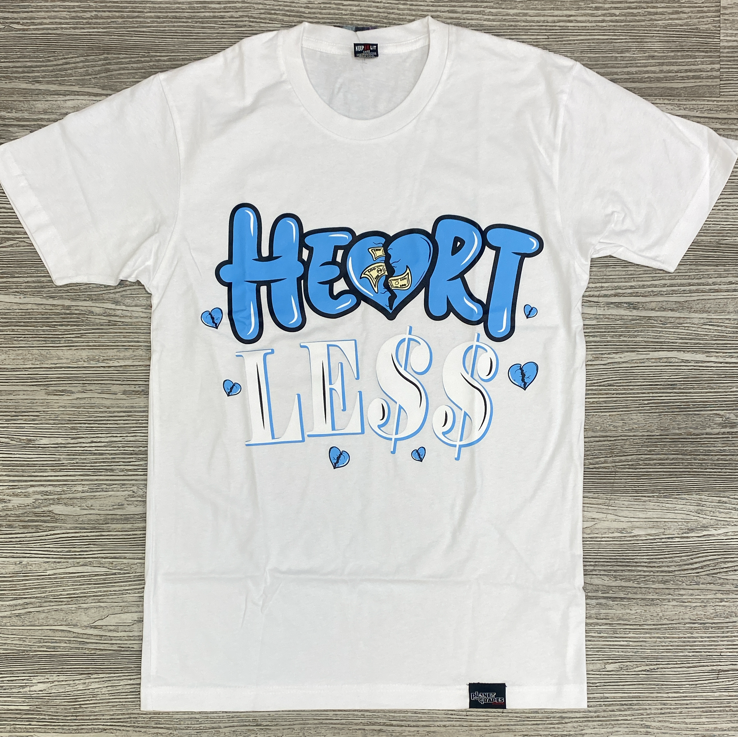 Planet of the grapes- Heartless ss tee (white/blue)