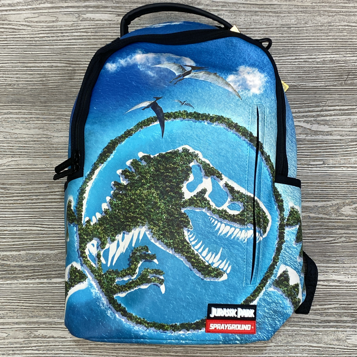 SprayGround- jurassic island backpack