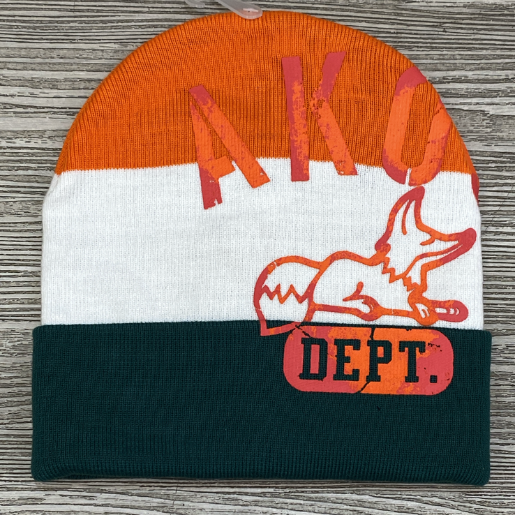 Akoo- stamped knit hat