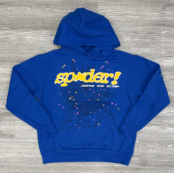 Sp5der- sp5der web hoodie (dark blue)