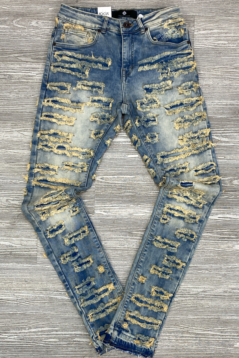 Focus- debris slim fit jeans (vintage)