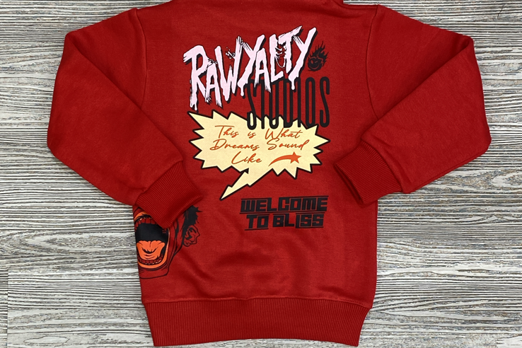 Rawyalty- raw studios sweatsuit (red) (kids)