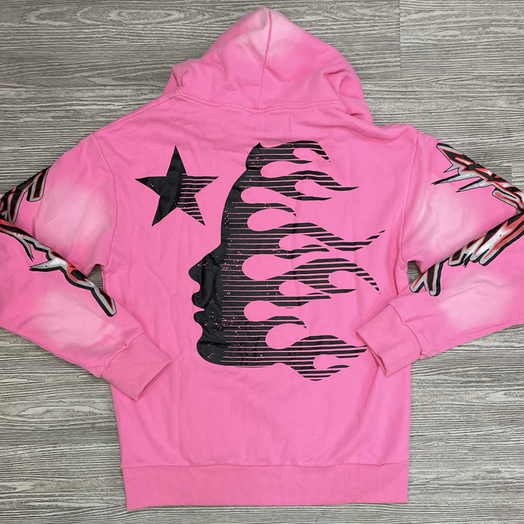 Hell Star- brainwashed hoodie (pink)