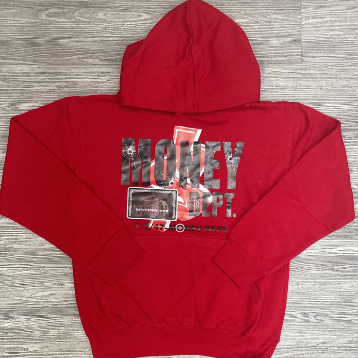 Game Changers - money dept hoodie (red)
