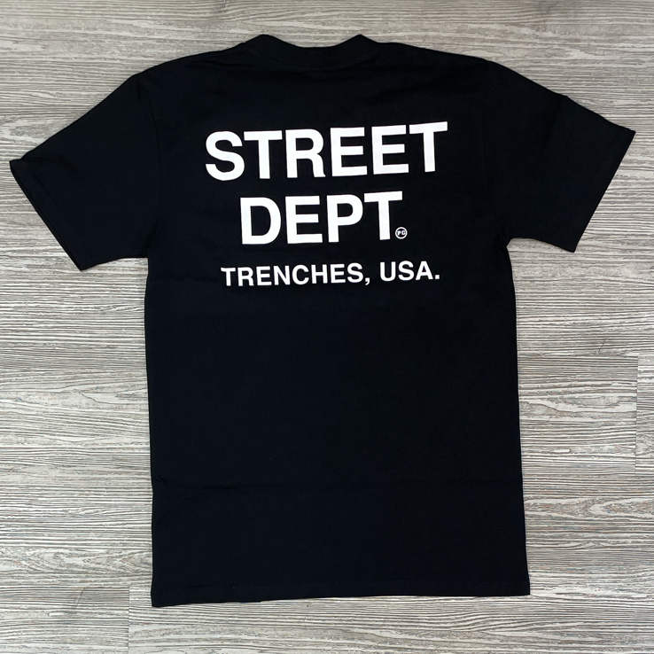 Planet of the grapes- street dept. ss tee (black)