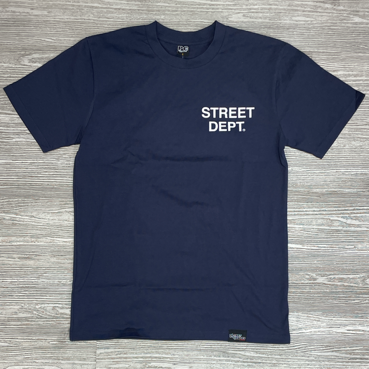 
                  
                    Planet of the grapes- street dept. ss tee (navy blue)
                  
                