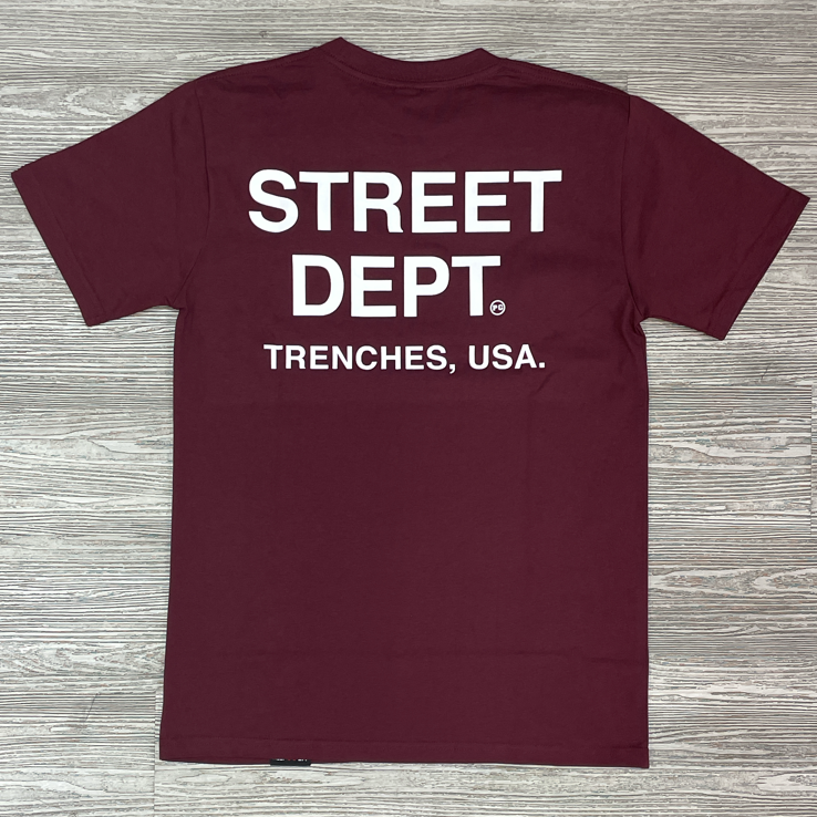 
                  
                    Planet of the grapes- street dept. ss tee (burgundy)
                  
                