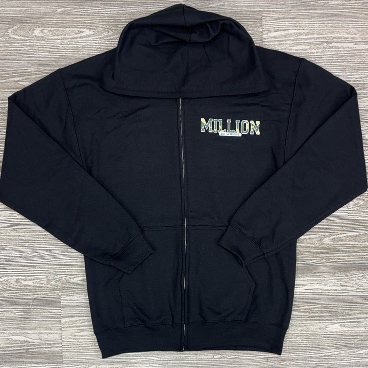
                  
                    Million Dolla Motive- manufactured with love zipper hoodie
                  
                