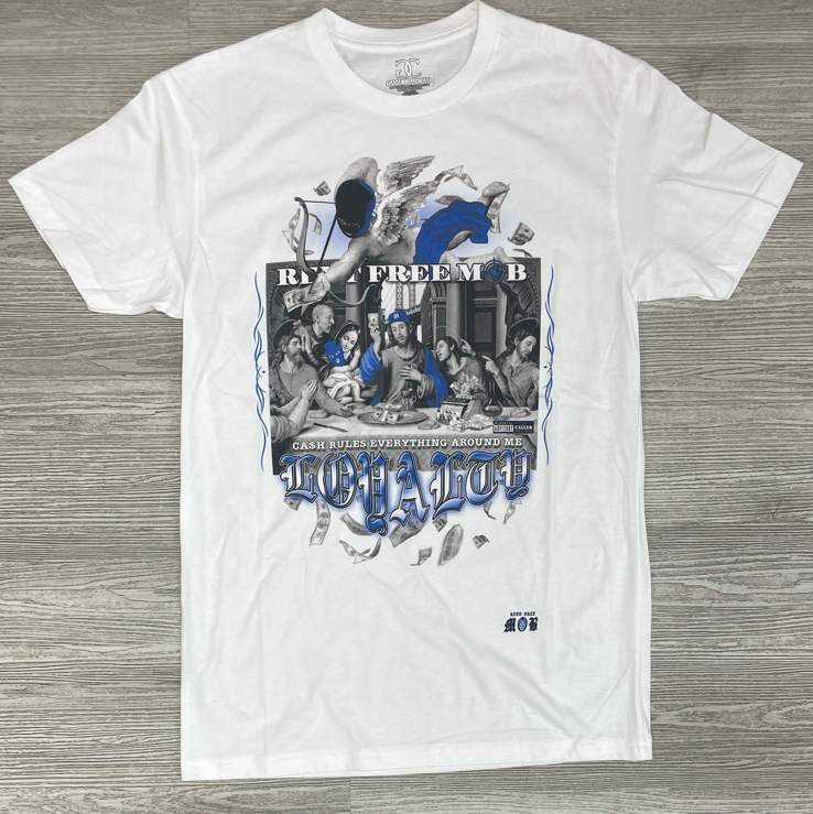 Game changers- Loyalty ss tee (white/blue)