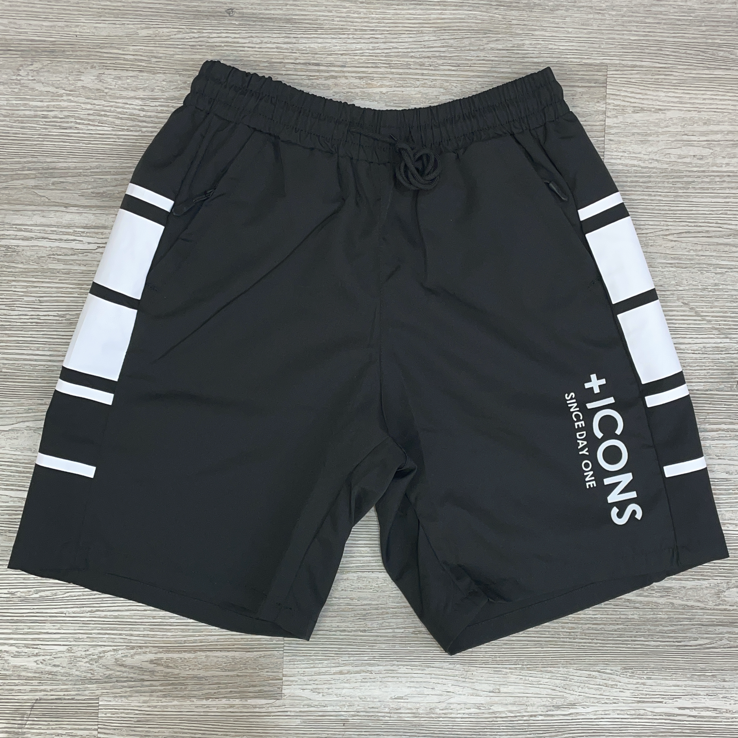 Hudson- icons shorts (white/black)