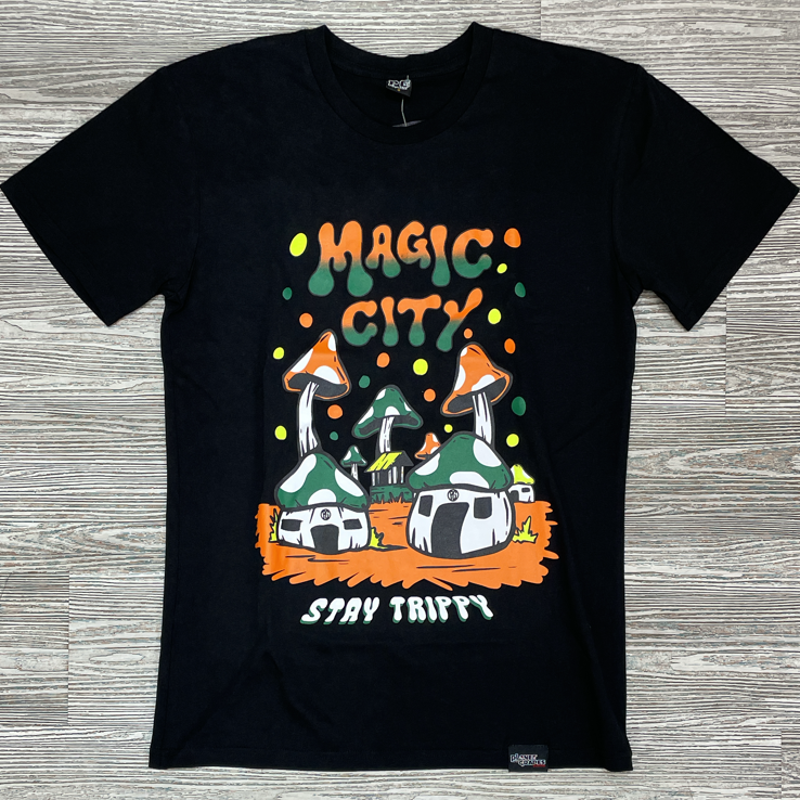 Planet of the grapes- magic ss tee (black)