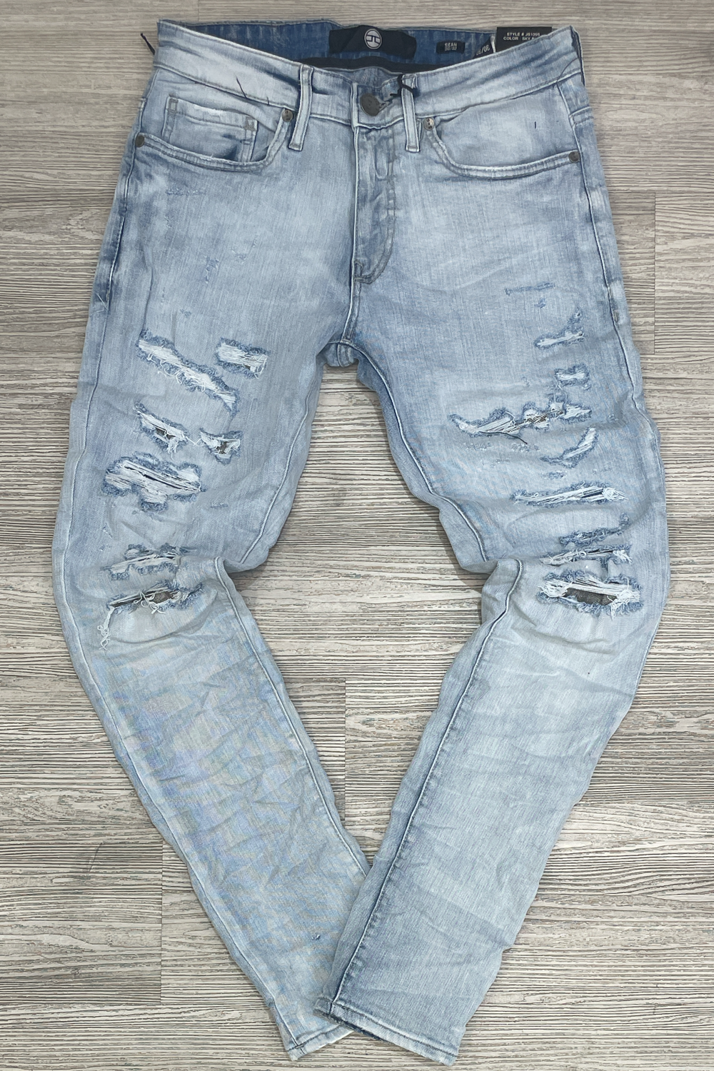 Jordan Craig - crushed an rolled jeans (blue)