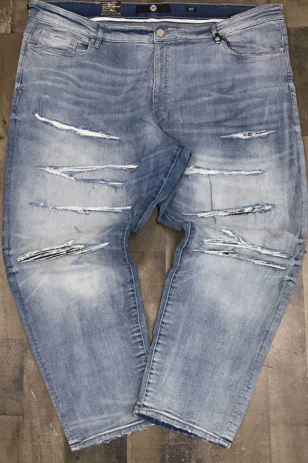 Jordan Craig- shredded spots jeans