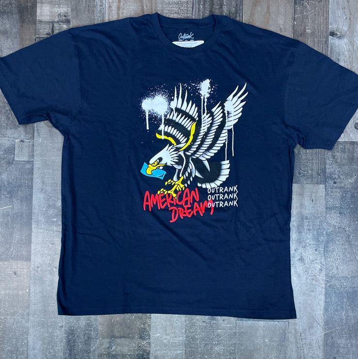 Outrank- american dream ss tee (navy blue)