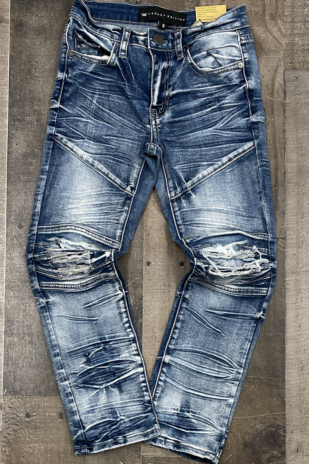 Jordan Craig- moto denim jeans (kids)