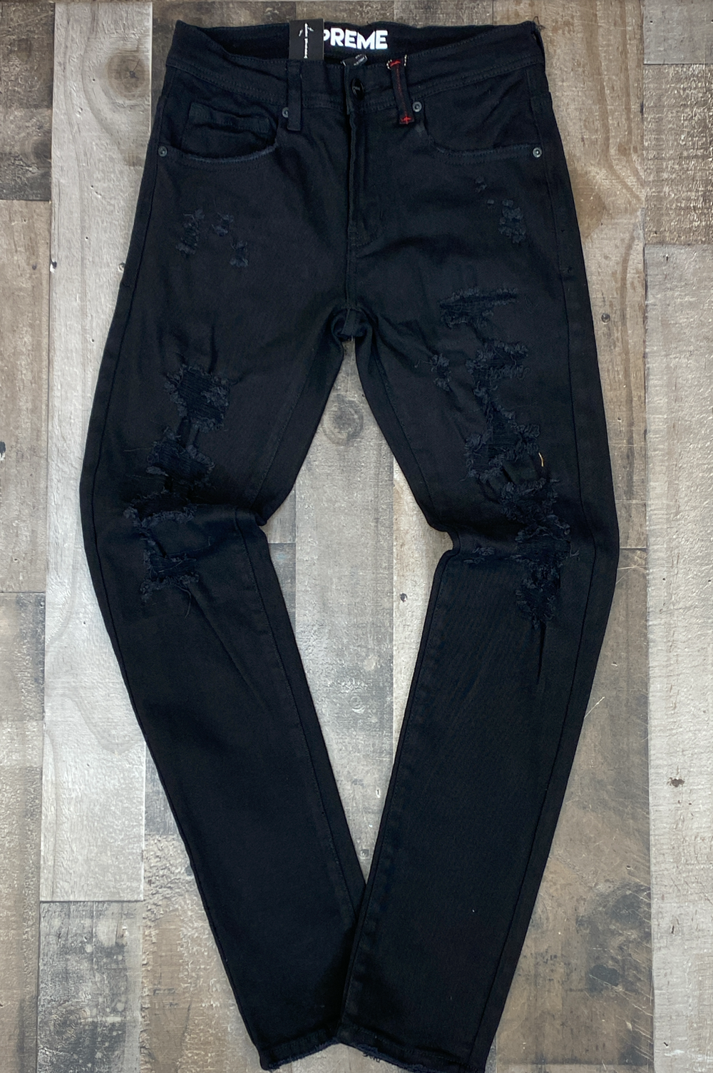 Preme- novelty black jeans