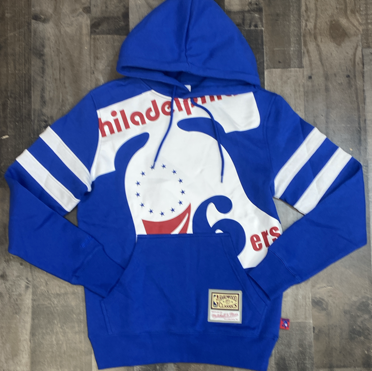 Mitchell & Ness- nba substantial fleece hoodie Philadelphia 76ers