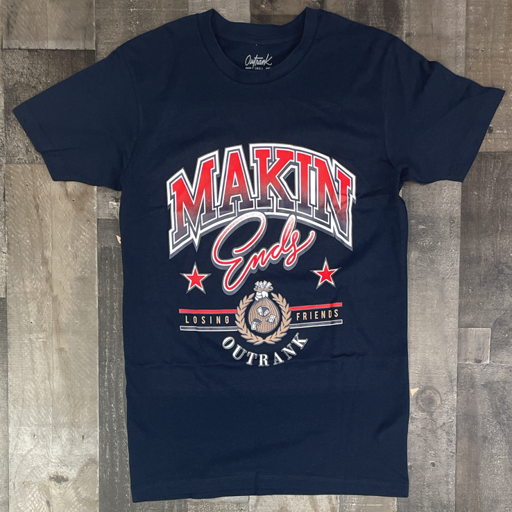 Outrank - makin ends ss tee (blue)