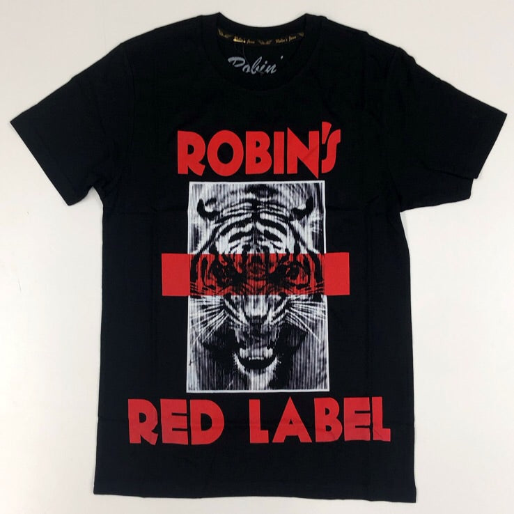 Robins Jean- red tiger ss tee