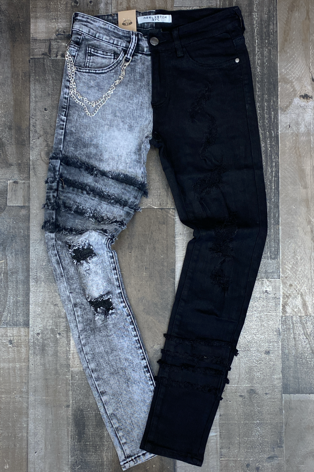 Reelistik- 2 toned jeans (grey/black)