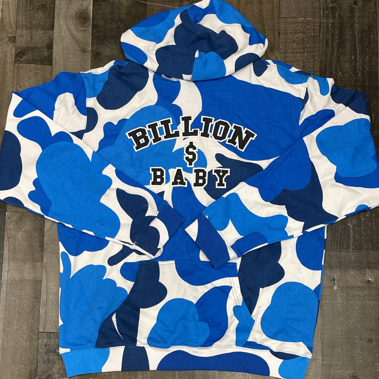 Billion Dollar Baby- camouflage hoodie (blue)