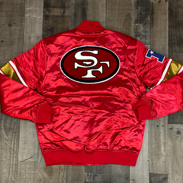 
                  
                    Mitchell & Ness- NFL heavyweight satin jacket San Francisco 49ers
                  
                