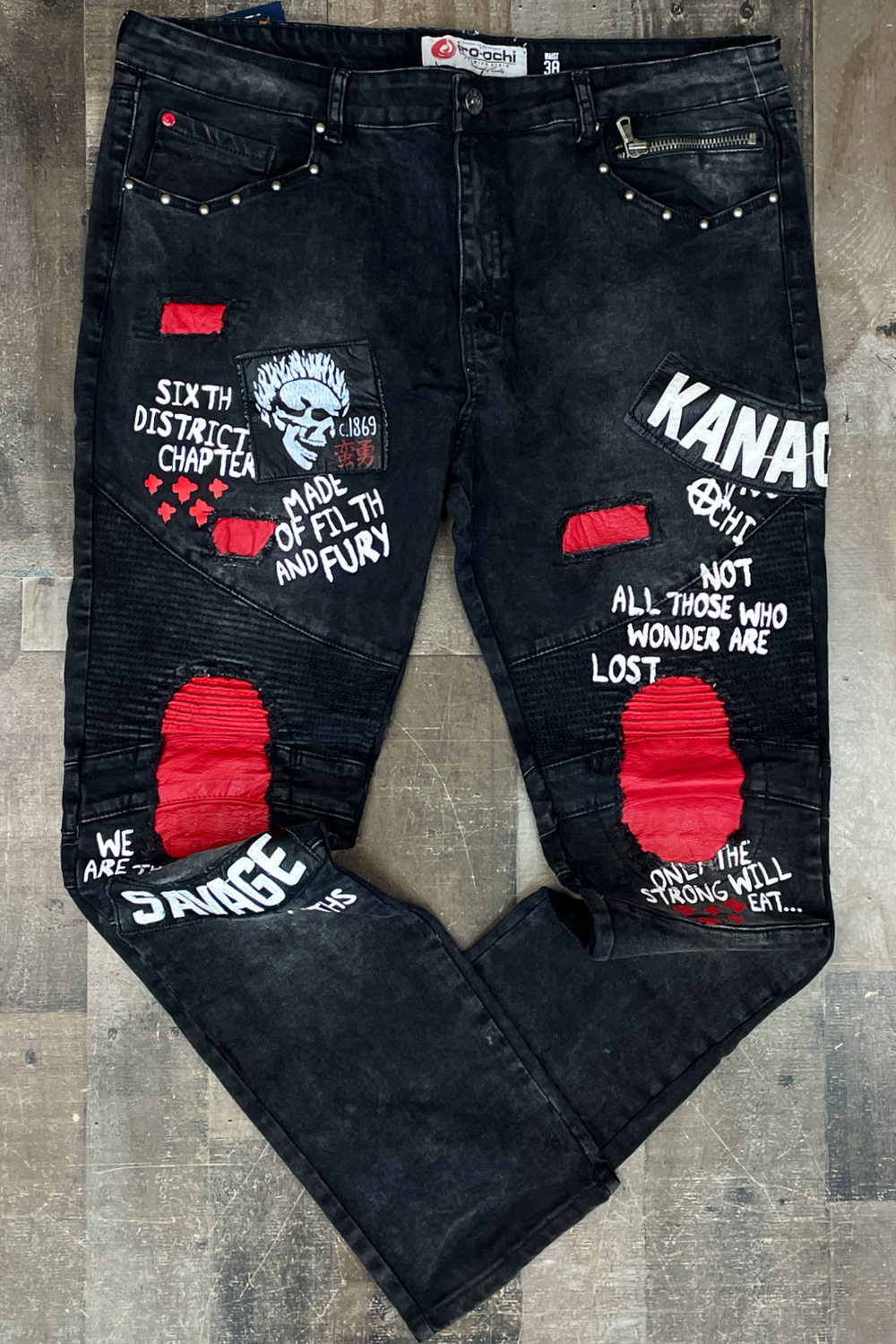 Iroochi- kanagawa savage jeans