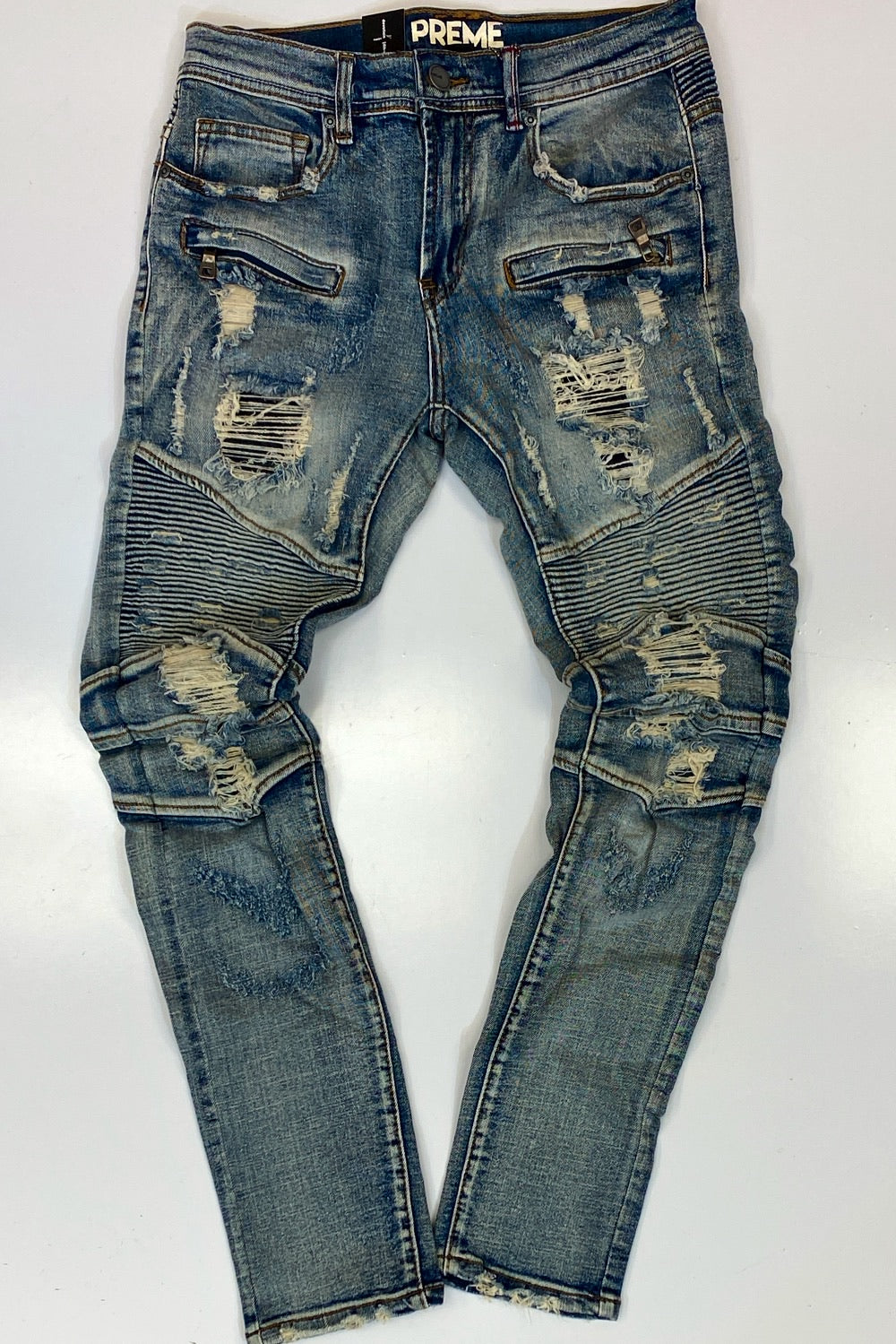 Preme- novelty ripped jeans