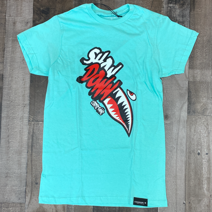 Cooper 9- “show down” graphic ss tee (mint)