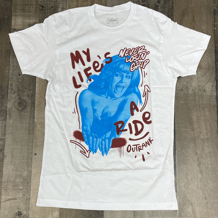 Outrank- my life’s a ride ss tee