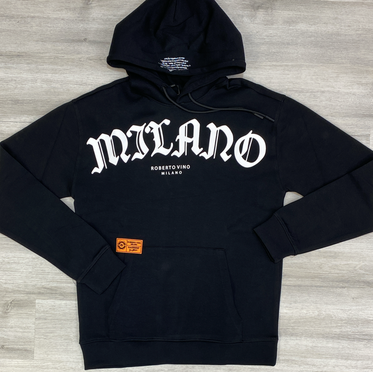 Robert Vino Milano- Milano hoodie (black/white)