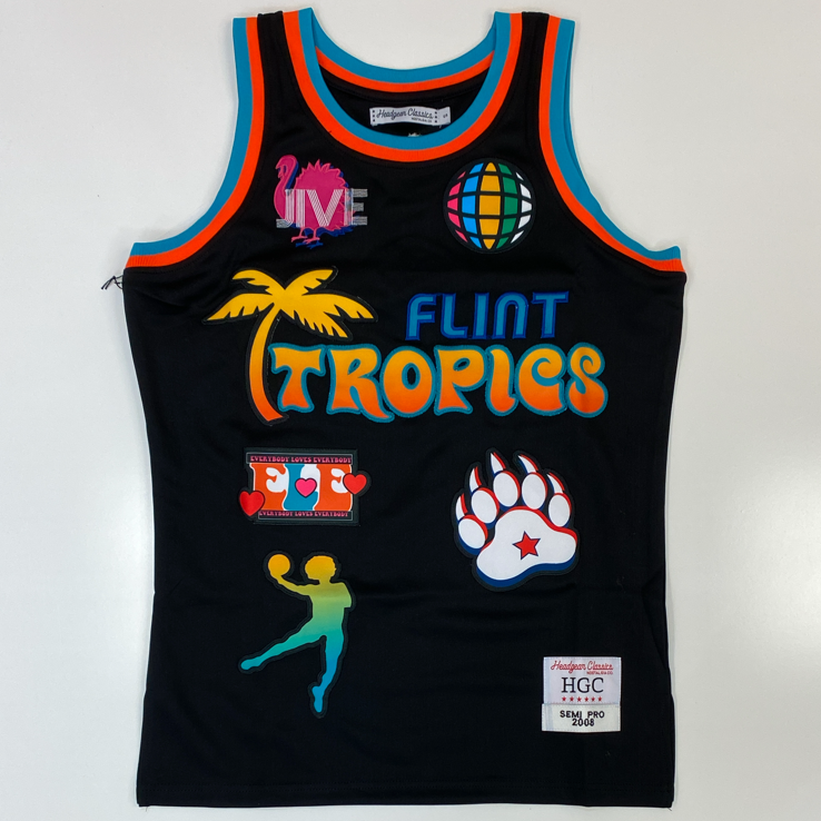 Headgear Classics- flint tropics patchwork basketball jersey