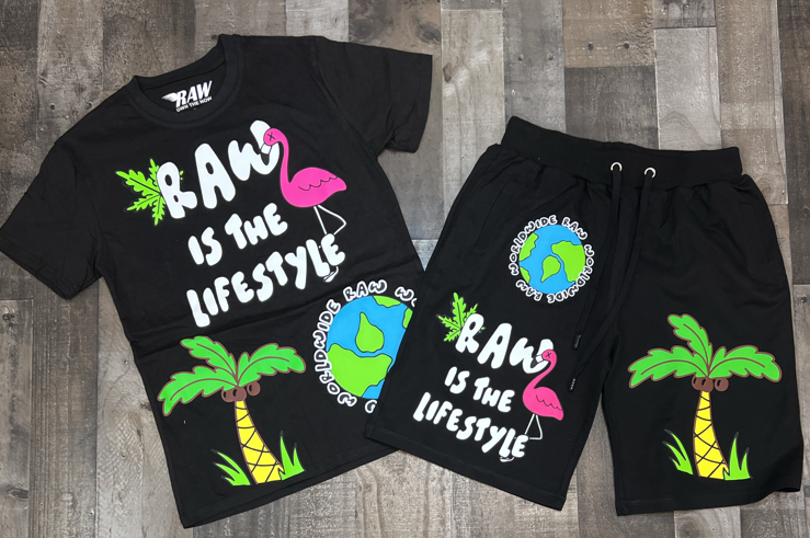 Rawyalty - Raw Is The Lifestyle shorts set