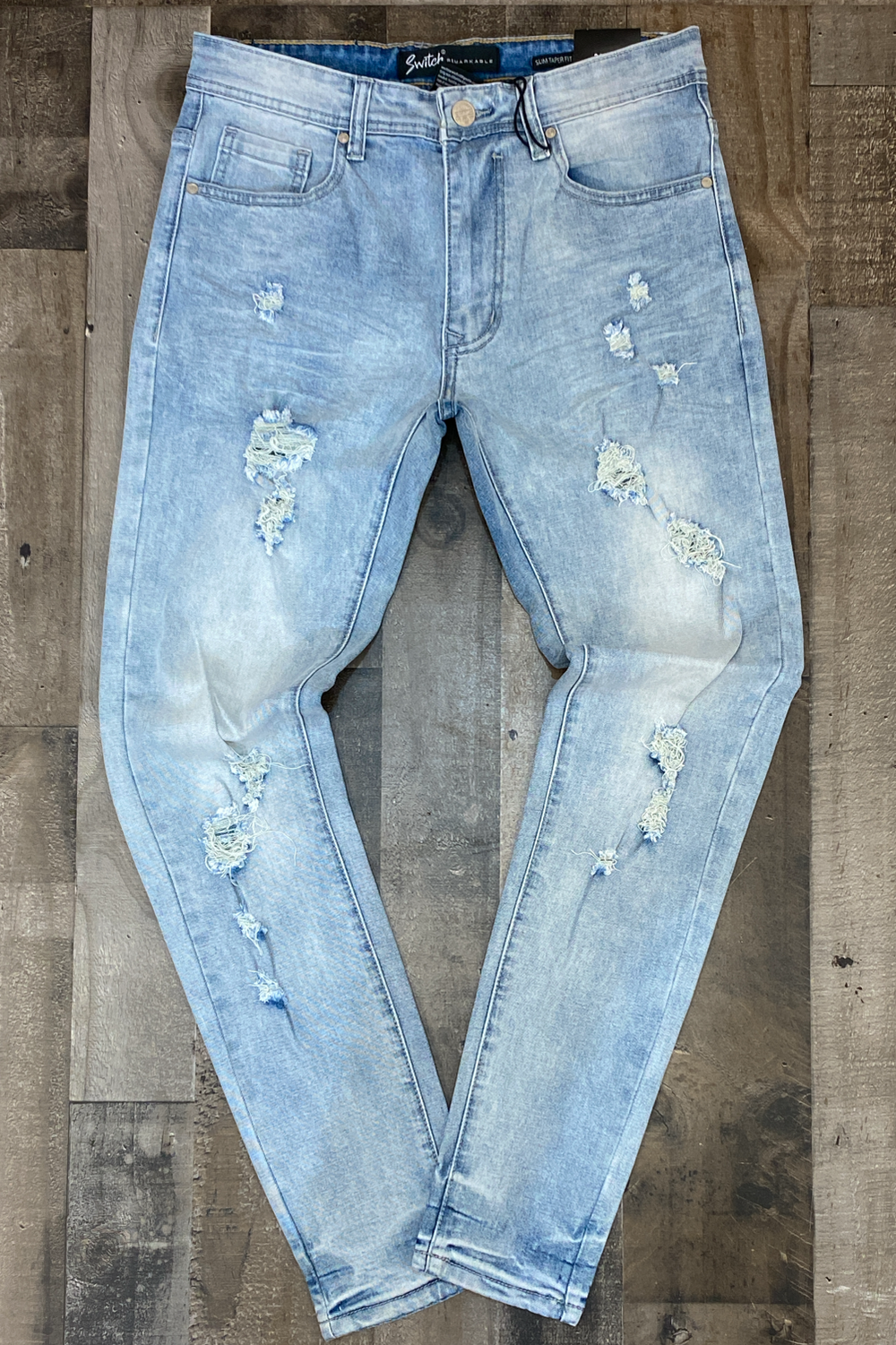 Switch- slim tapered jeans (lt blue)