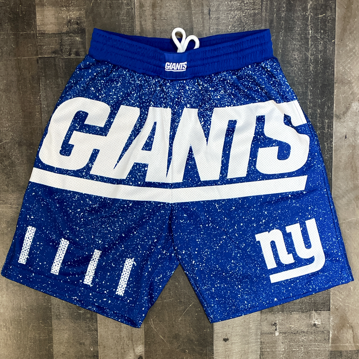 Mitchell & Ness- giants nfl shorts