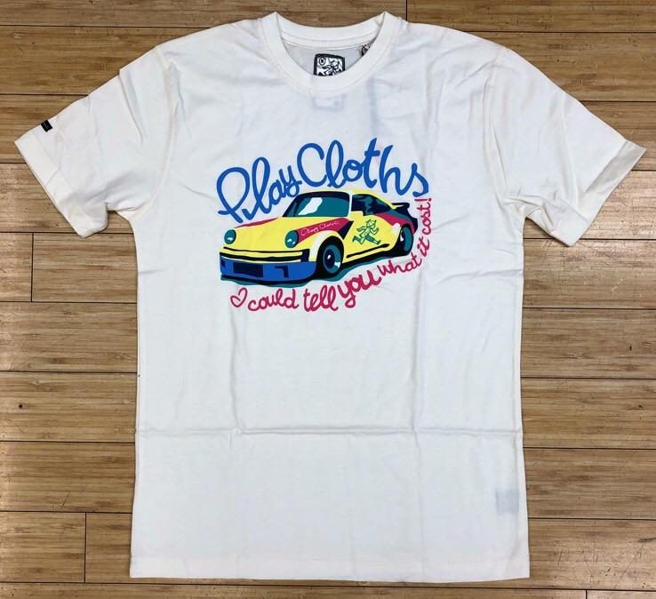 Playcloth- white the cost ss tee