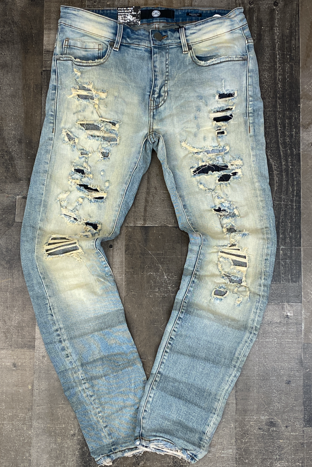 Jordan Craig- crushed & rolled jeans (mojave)