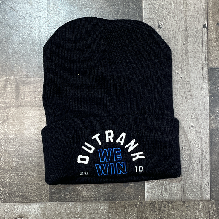 Outrank - we win beanie