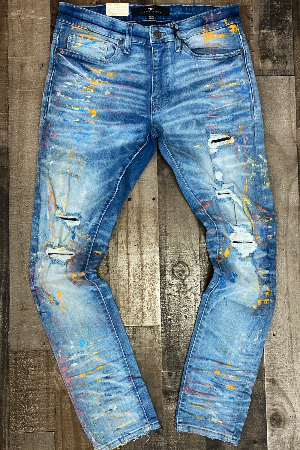 Jordan craig- paint splatter jeans (Sean)