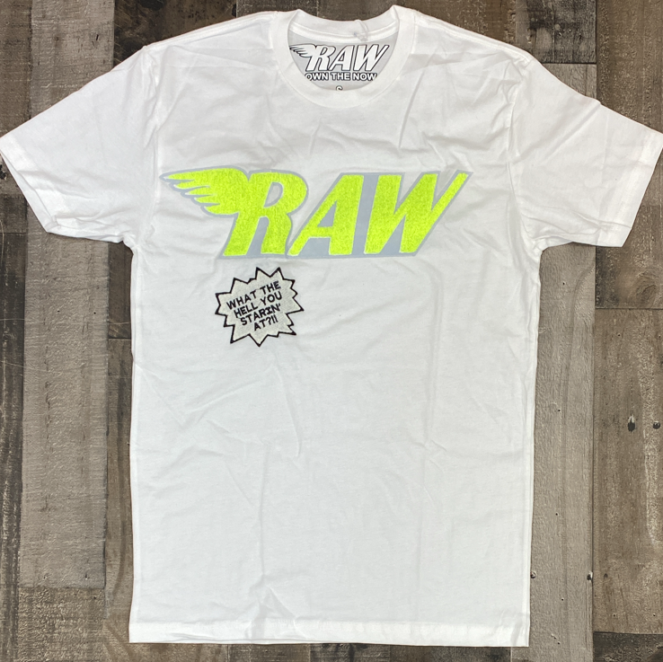 Rawyalty- raw chenille patch ss tee