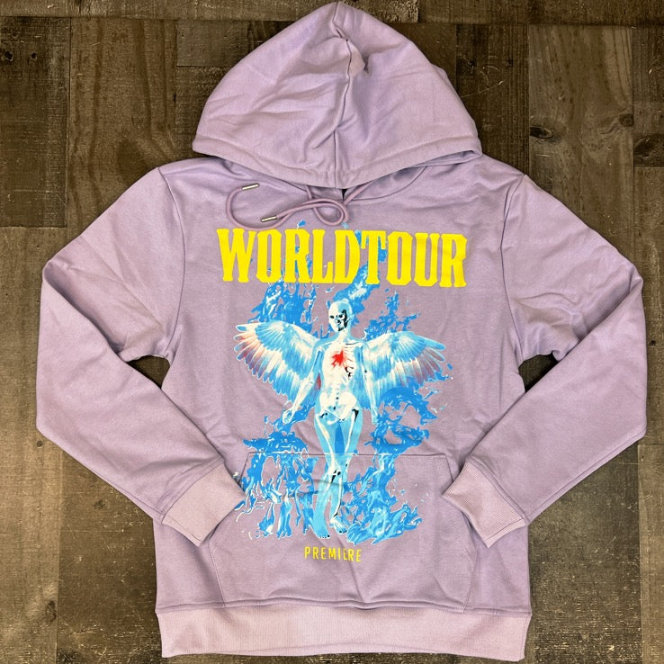 World tour- burning angel hoodie