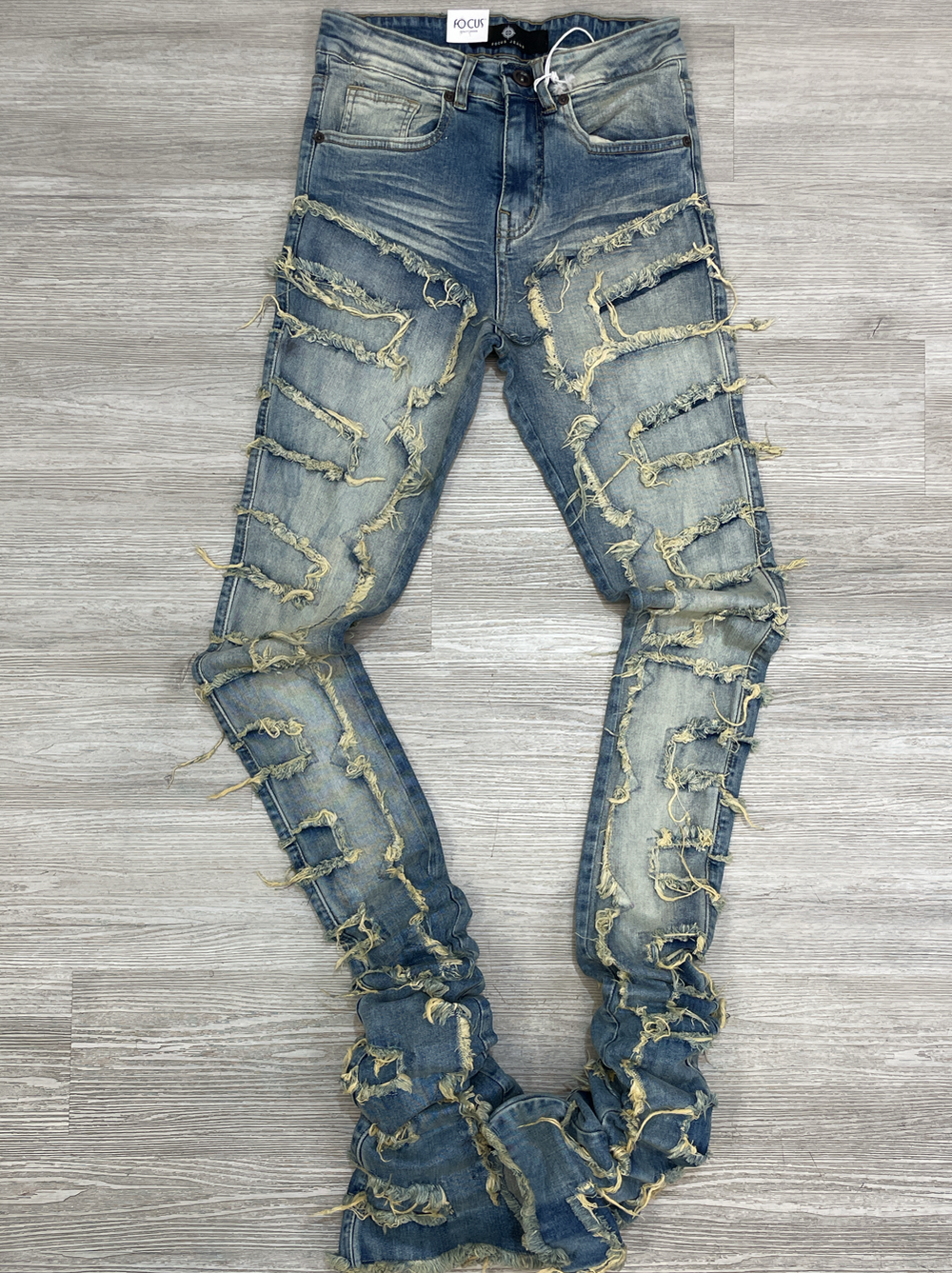 Focus- superstacked denim jeans (vintage)