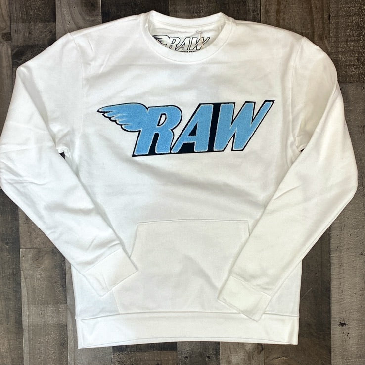 Rawyalty- Raw sweater (white/blue)