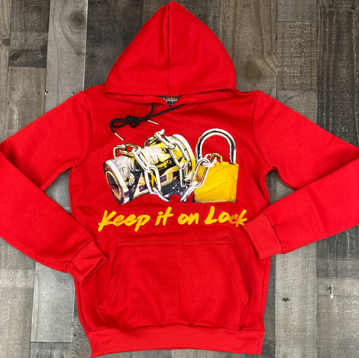 Retro Label- 5s keep it on lock hoodie
